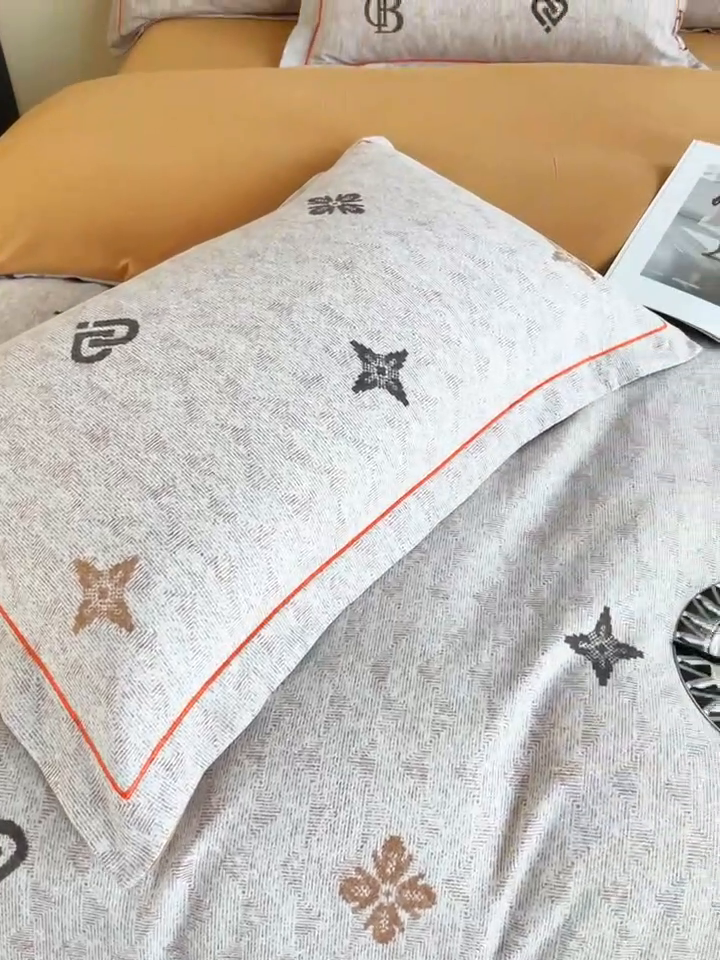 91家纺网 家纺一手货源 找家纺 艾迪尚家纺 2025新款生态全棉磨毛印花四件套 库洛