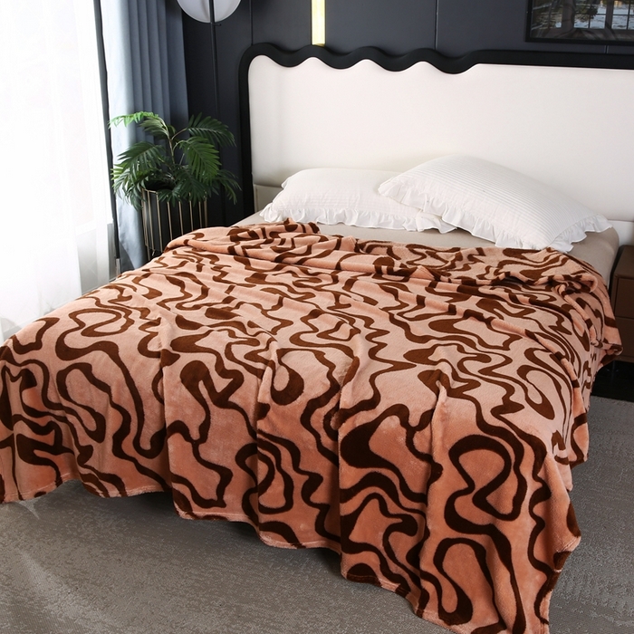 91家纺网 家纺一手货源 找家纺 （总）巴木赫 2024新款法兰绒舒棉绒熊猫绒毛毯