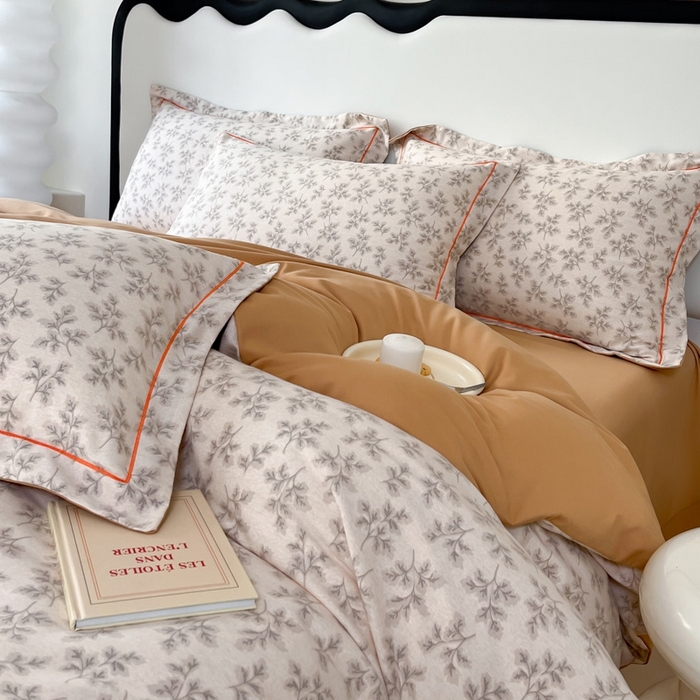 91家纺网 家纺一手货源 找家纺 艾迪尚家纺 2025新款生态全棉磨毛印花四件套--单被套 花盈