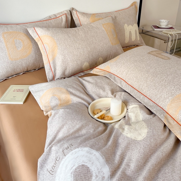 91家纺网 家纺一手货源 找家纺 艾迪尚家纺 2025新款生态全棉磨毛印花四件套 潮音