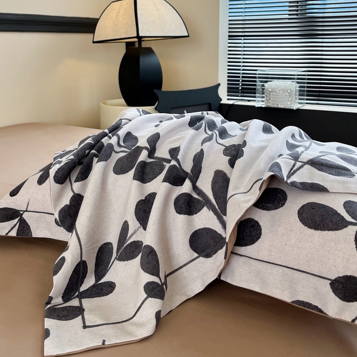 91家纺网 家纺一手货源 找家纺 艾迪尚家纺 2025新款生态全棉磨毛印花四件套 上春山-米