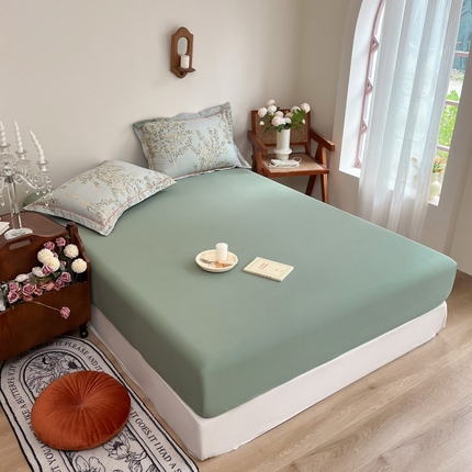 91家纺网 家纺一手货源 找家纺 （总）艾迪尚家纺 2025新款生态全棉磨毛印花四件套--单床笠