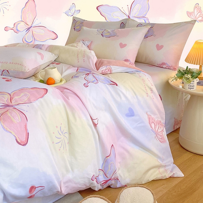 91家纺网 家纺一手货源 找家纺 （总）金鑫汇家纺 2024新款全棉印花四件套