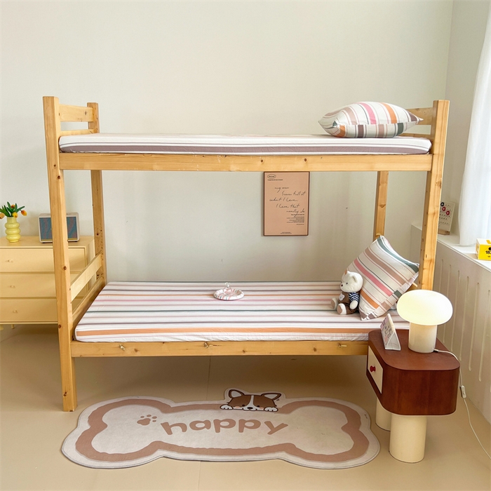 91家纺网 家纺一手货源 找家纺 多品家纺 2024新款水洗棉学生宿舍单床笠【无印风，宜家风】 可可西里