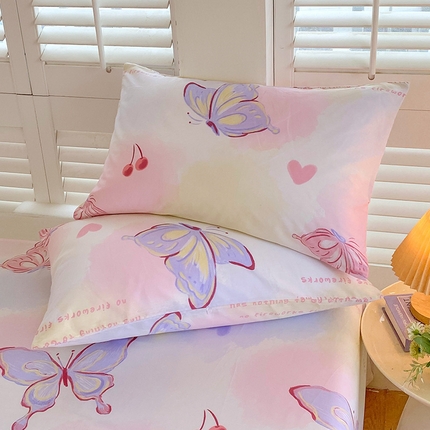 91家纺网 家纺一手货源 找家纺 （总）金鑫汇家纺 2024新款全棉印花单枕套