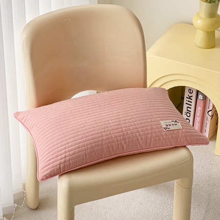 91家纺网 家纺一手货源 找家纺 （总）她喜爱枕芯枕头 2024新款全棉简约韩式砂洗荞麦枕 