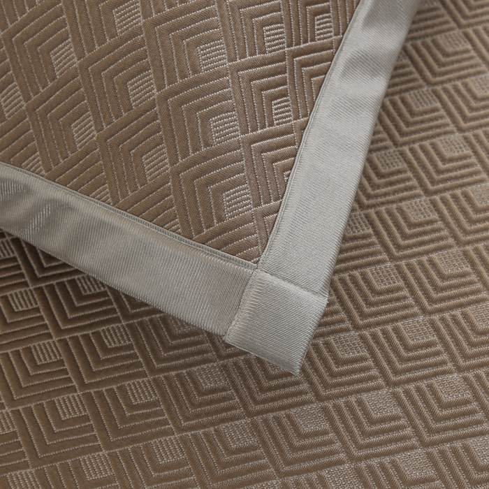 91家纺网 家纺一手货源 找家纺 畅畅家纺 2024新款冰豆豆凉豆豆3D复合PE凉席凉感丝夏季凉席床单款 经典咖