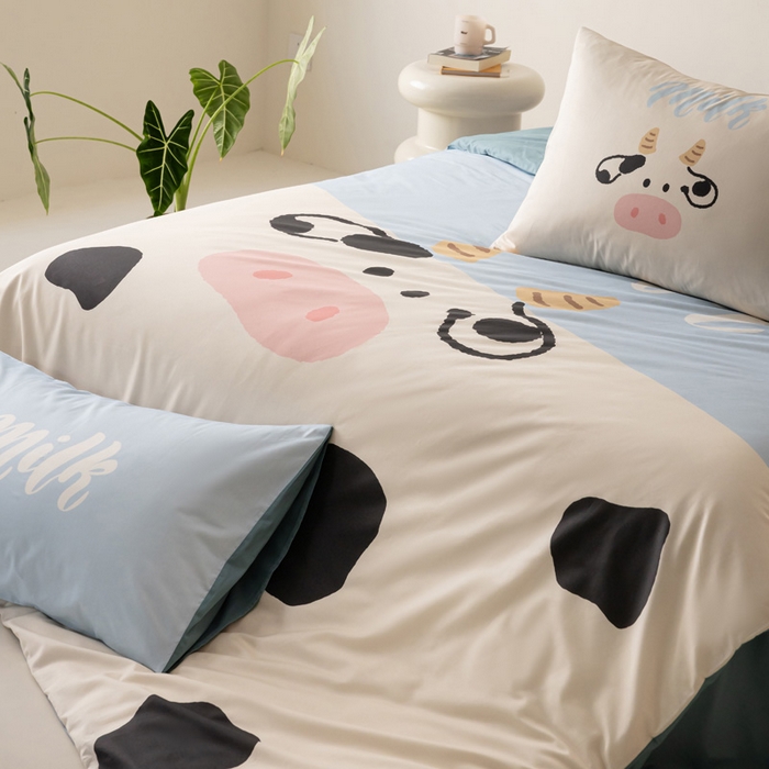 91家纺网 家纺一手货源 找家纺 雅居纺家纺 2024新款全棉印花13372大版四件套 小牛牛