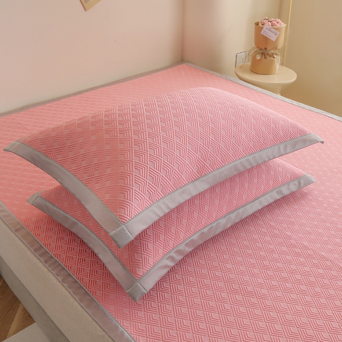 91家纺网 家纺一手货源 找家纺 （总）畅畅家纺 2024新款冰豆豆凉豆豆3D复合PE凉席凉感丝夏季凉席床单款