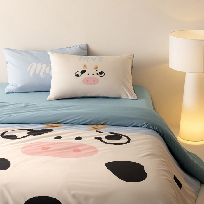 91家纺网 家纺一手货源 找家纺 雅居纺家纺 2024新款全棉印花13372大版四件套 小牛牛