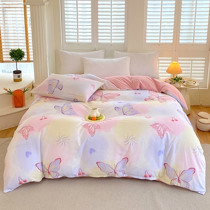 91家纺网 家纺一手货源 找家纺 （总）金鑫汇家纺 2024新款全棉印花单被套