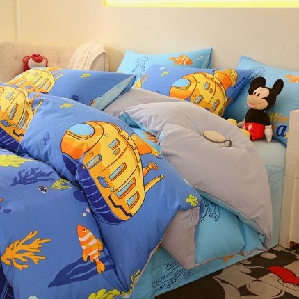 91家纺网 家纺一手货源 找家纺 （总）金鑫汇家纺 2024新款全棉印花四件套