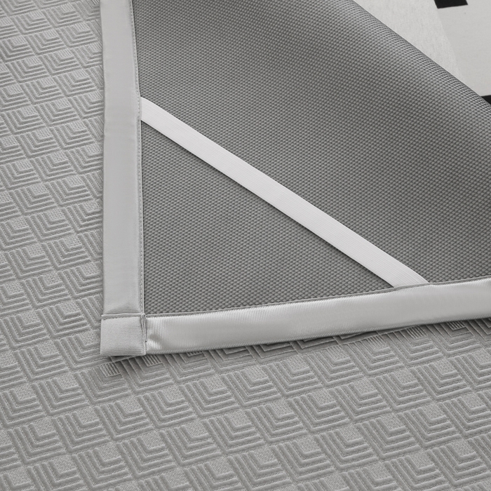 91家纺网 家纺一手货源 找家纺 畅畅家纺 2024新款冰豆豆凉豆豆3D复合PE凉席凉感丝夏季凉席床单款 气质灰