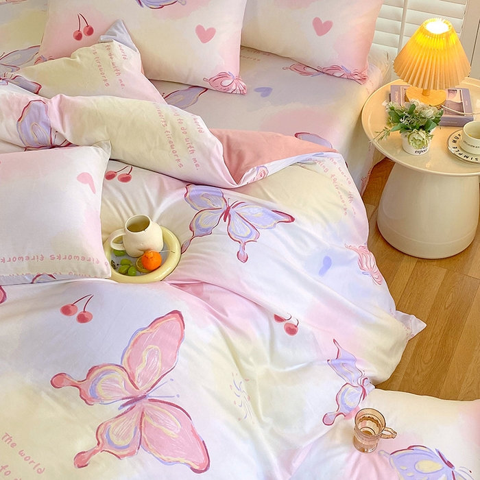 91家纺网 家纺一手货源 找家纺 （总）金鑫汇家纺 2024新款全棉印花四件套