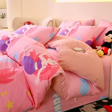 91家纺网 家纺一手货源 找家纺 （总）金鑫汇家纺 2024新款全棉印花四件套