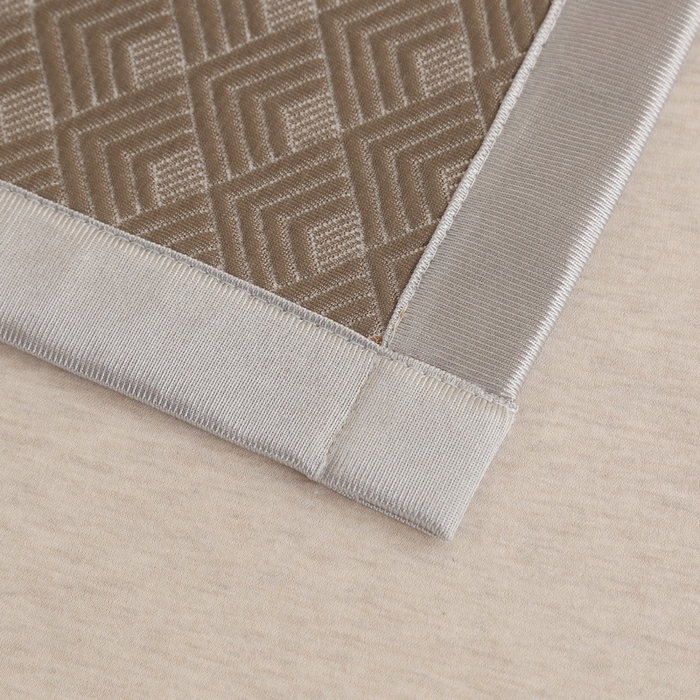 91家纺网 家纺一手货源 找家纺 畅畅家纺 2024新款冰豆豆凉豆豆3D复合PE凉席凉感丝夏季凉席床单款 经典咖