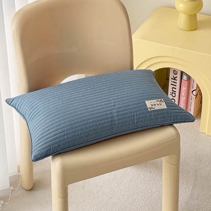 91家纺网 家纺一手货源 找家纺 （总）她喜爱枕芯枕头 2024新款全棉简约韩式砂洗荞麦枕 