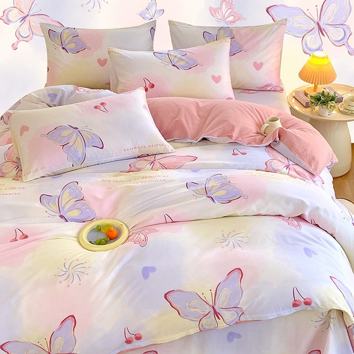 91家纺网 家纺一手货源 找家纺 （总）金鑫汇家纺 2024新款全棉印花四件套