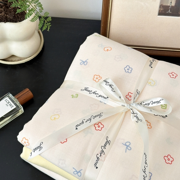 91家纺网 家纺一手货源 找家纺 吉象家纺 2024新款双层纱四件套叠拍 奶油派