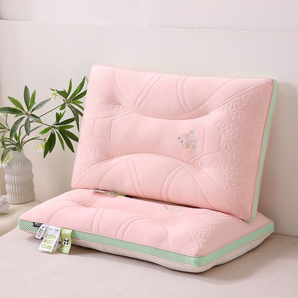 91家纺网 家纺一手货源 找家纺 （总）梦叶草 2024新款凉感丝所盼皆达冰丝乳胶层枕头枕芯