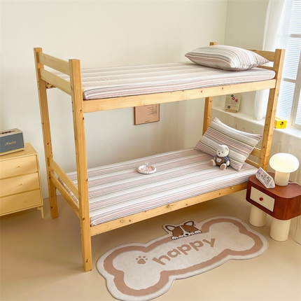 91家纺网 家纺一手货源 找家纺 多品家纺 2024新款水洗棉学生宿舍单床笠【无印风，宜家风】 唯爱