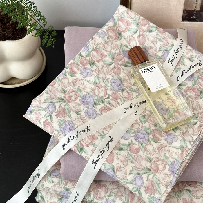 91家纺网 家纺一手货源 找家纺 吉象家纺 2024新款双层纱四件套叠拍 粉郁