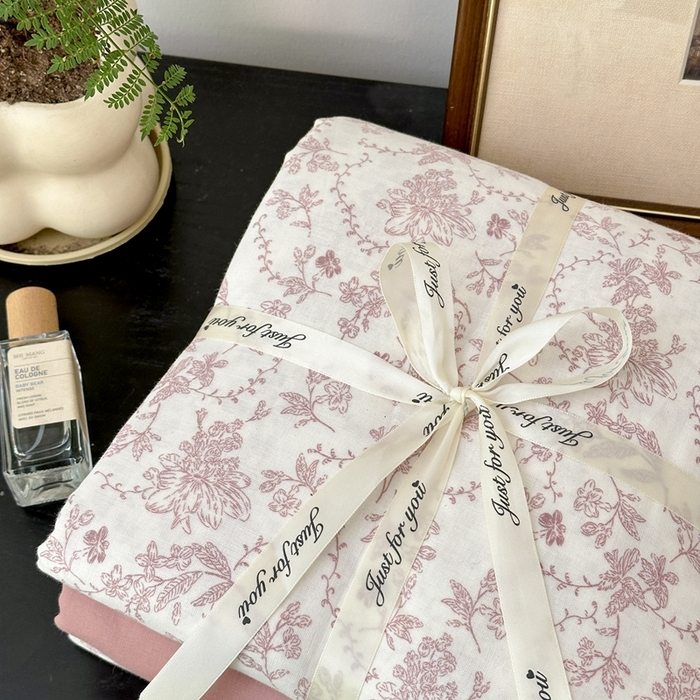 91家纺网 家纺一手货源 找家纺 吉象家纺 2024新款双层纱四件套叠拍 国风