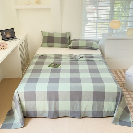 91家纺网 家纺一手货源 找家纺 （总）金丝鸟家纺 2024新款A类全棉色织水洗棉单床单系列