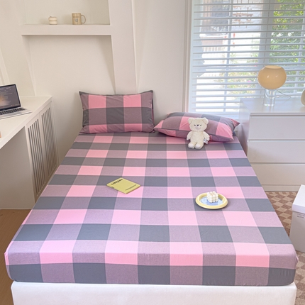 91家纺网 家纺一手货源 找家纺 （总）金丝鸟家纺 2024新款A类全棉色织水洗棉床笠系列