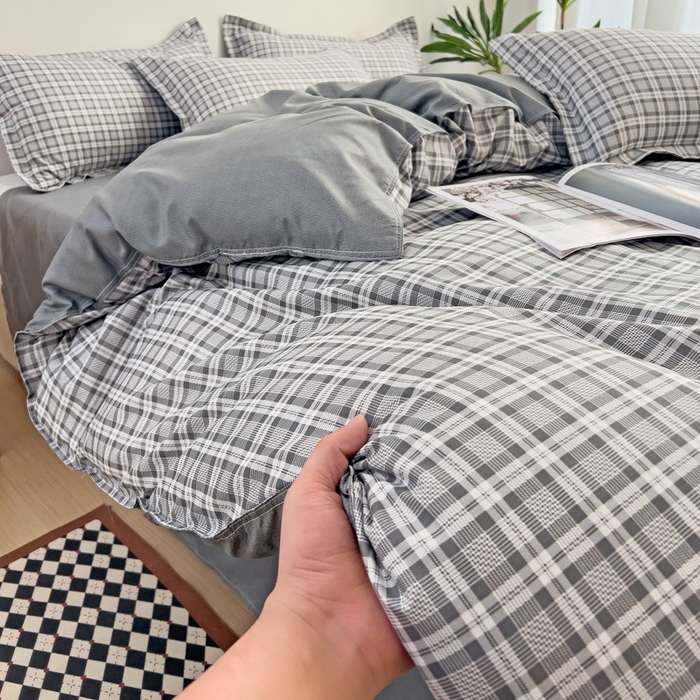 91家纺网 家纺一手货源 找家纺 赫然家纺 新款芦荟棉单品被套 思慕