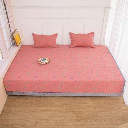 91家纺网 家纺一手货源 找家纺 手艺人沙发垫炕垫 2025新款双层纱夹棉防滑炕盖榻榻米炕垫 A15