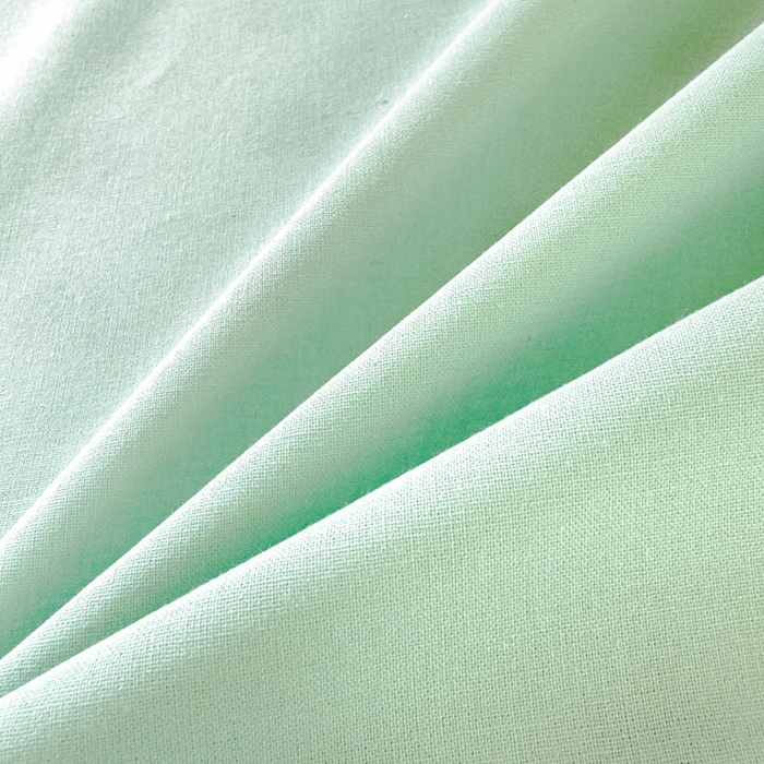 91家纺网 家纺一手货源 找家纺 金丝鸟家纺 2024新款A类全棉色织水洗棉单床单系列（学生床） 果绿