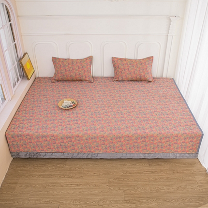 91家纺网 家纺一手货源 找家纺 手艺人沙发垫炕垫 2025新款双层纱夹棉防滑炕盖榻榻米炕垫 A11