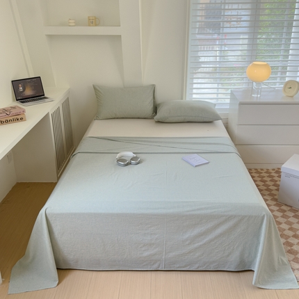 91家纺网 家纺一手货源 找家纺 （总）金丝鸟家纺 2024新款A类全棉色织水洗棉单床单系列