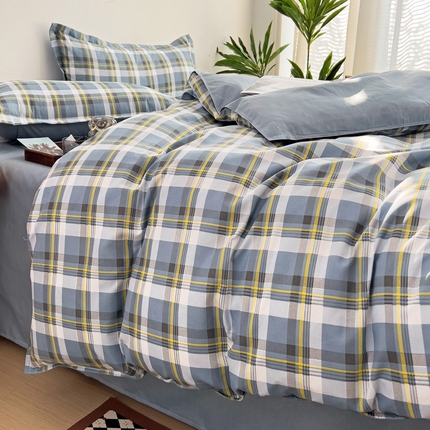 赫然家纺 新款芦荟棉单品被套 兰诺希