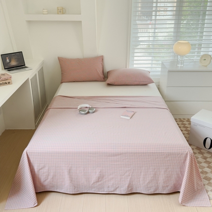 91家纺网 家纺一手货源 找家纺 （总）金丝鸟家纺 2024新款A类全棉色织水洗棉单床单系列