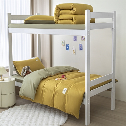 91家纺网 家纺一手货源 找家纺 （总）798家纺 2025新款全棉12868学生三件套系列-纯色