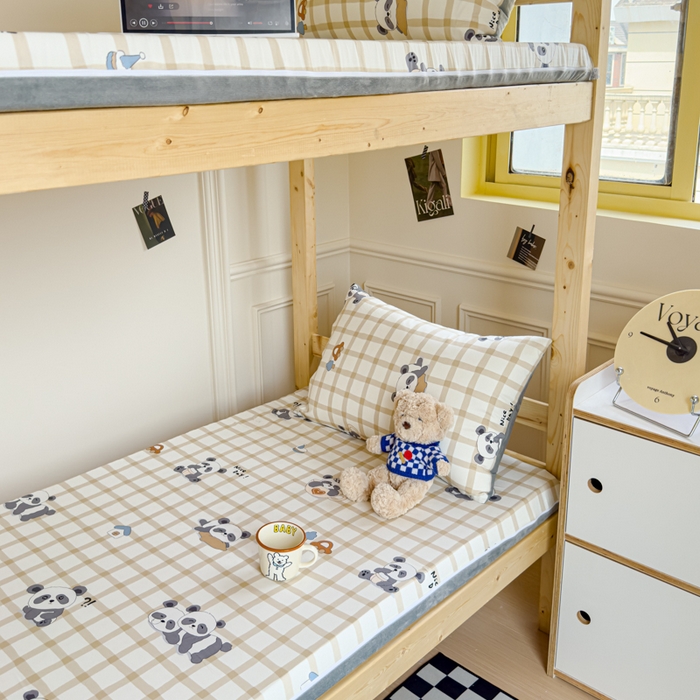 91家纺网 家纺一手货源 找家纺 （总）金丝鸟家纺 2024新款全棉水晶绒床垫套