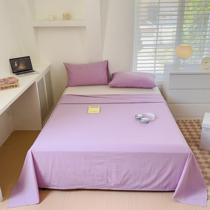 91家纺网 家纺一手货源 找家纺 （总）金丝鸟家纺 2024新款A类全棉色织水洗棉单床单系列