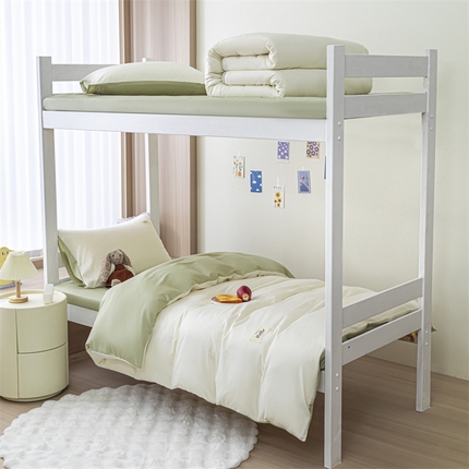 91家纺网 家纺一手货源 找家纺 （总）798家纺 2025新款全棉12868学生三件套系列-纯色