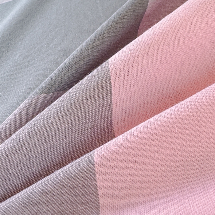 91家纺网 家纺一手货源 找家纺 金丝鸟家纺 2024新款A类全棉色织水洗棉单床单系列（学生床） 粉大格