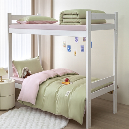 91家纺网 家纺一手货源 找家纺 （总）798家纺 2025新款全棉12868学生三件套系列-纯色