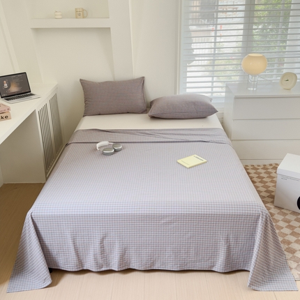 91家纺网 家纺一手货源 找家纺 （总）金丝鸟家纺 2024新款A类全棉色织水洗棉单床单系列