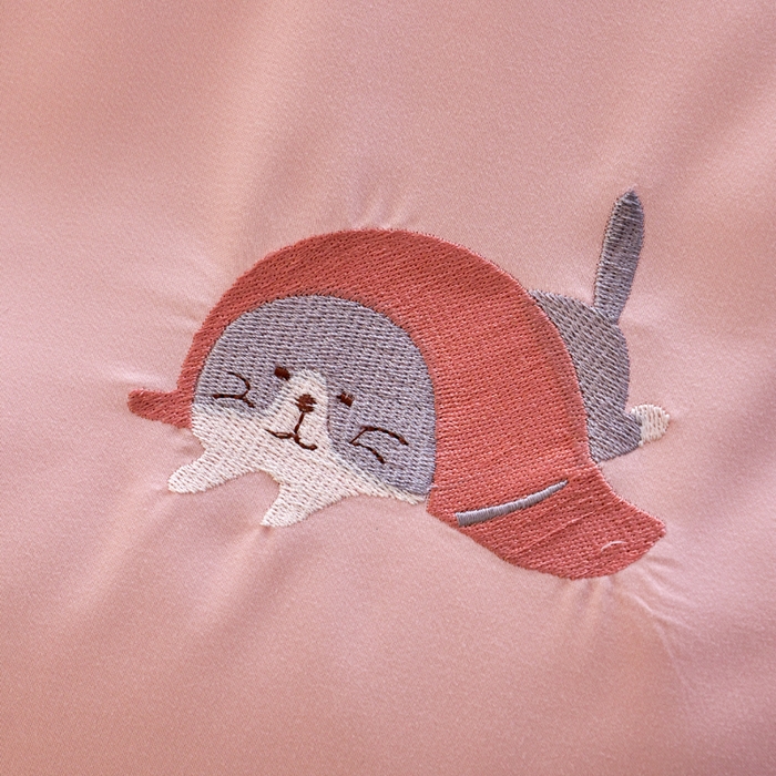 91家纺网 家纺一手货源 找家纺 梧桐家居 2024新款全棉磨毛刺绣四件套-糖果小猫 糖果小猫-粉