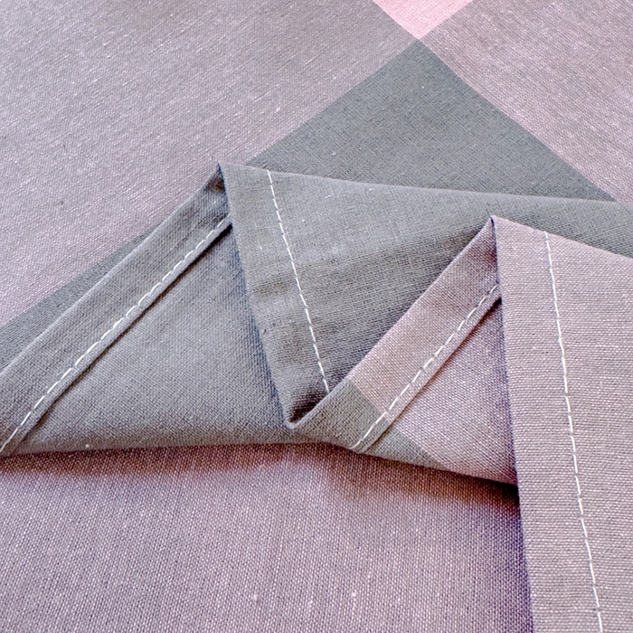 91家纺网 家纺一手货源 找家纺 金丝鸟家纺 2024新款A类全棉色织水洗棉单床单系列（学生床） 粉大格