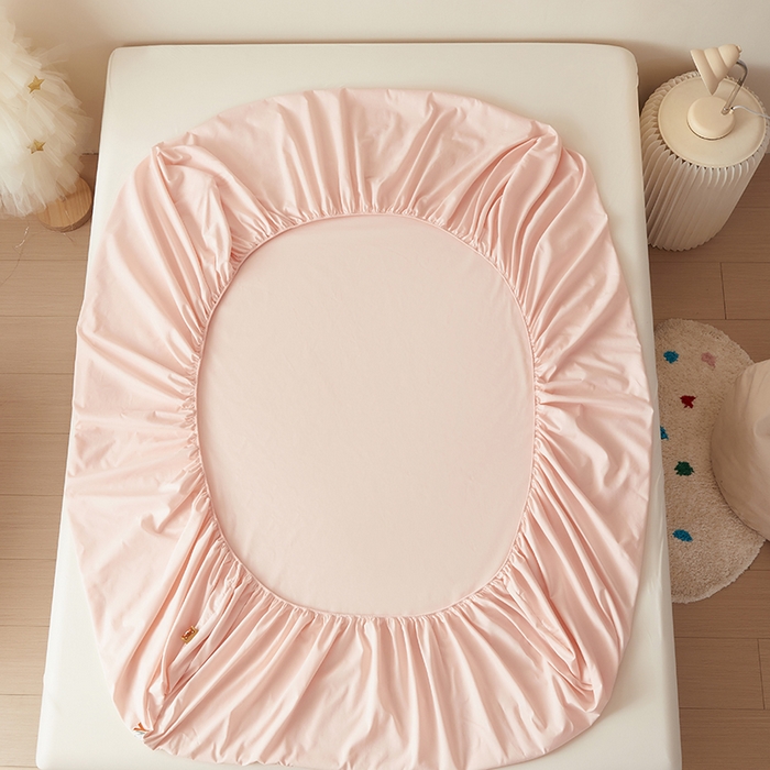 91家纺网 家纺一手货源 找家纺 荷马之梦 2024新款优趣系列—A类40s全棉绣花儿童床笠 冰激凌兔