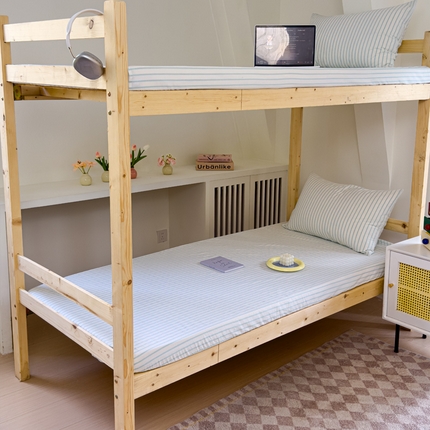 91家纺网 家纺一手货源 找家纺 （总）金丝鸟家纺 2024新款A类全棉色织水洗棉单床笠系列（学生床）