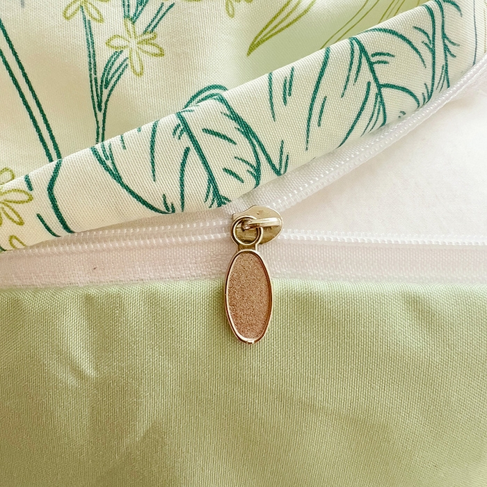 91家纺网 家纺一手货源 找家纺 赫然 2026新款水洗双层纱单品被套 丛林密语