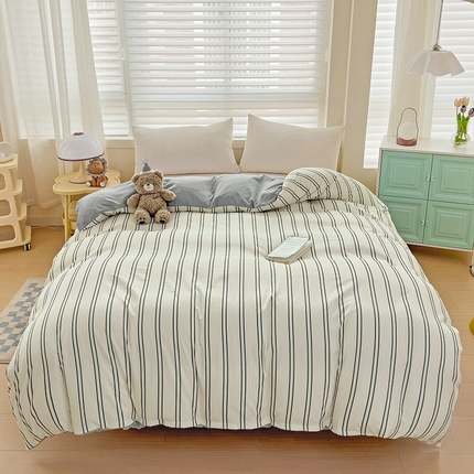 91家纺网 家纺一手货源 找家纺 (总) 赫然 2026新款水洗双层纱单品被套