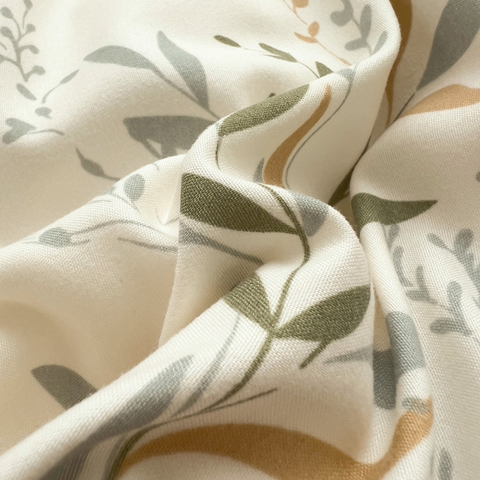 91家纺网 家纺一手货源 找家纺 赫然 2026新款水洗双层纱单品被套小熊猫